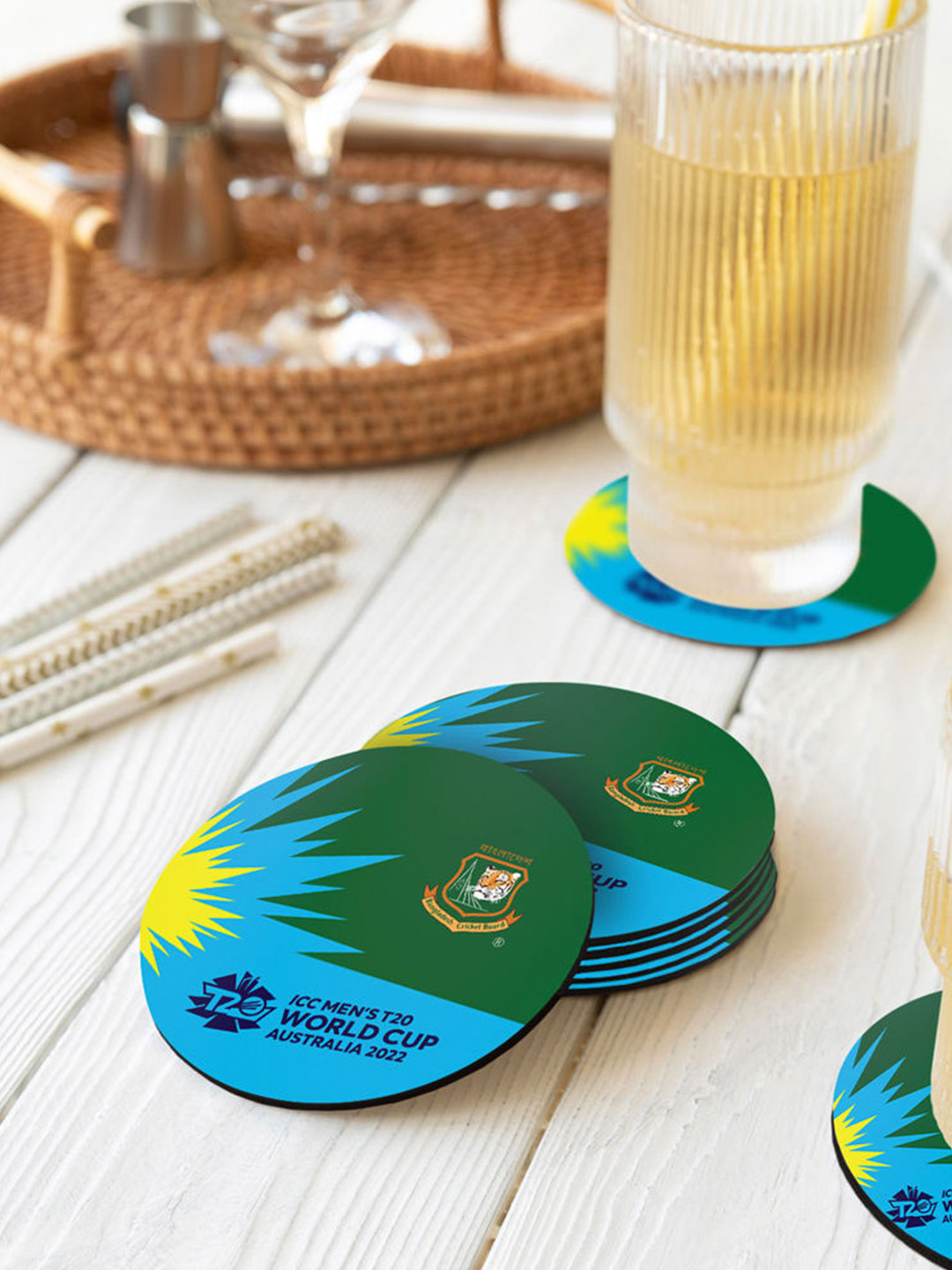 Bangladesh Team Bangladesh ICC T20 Circle Coaster (3)