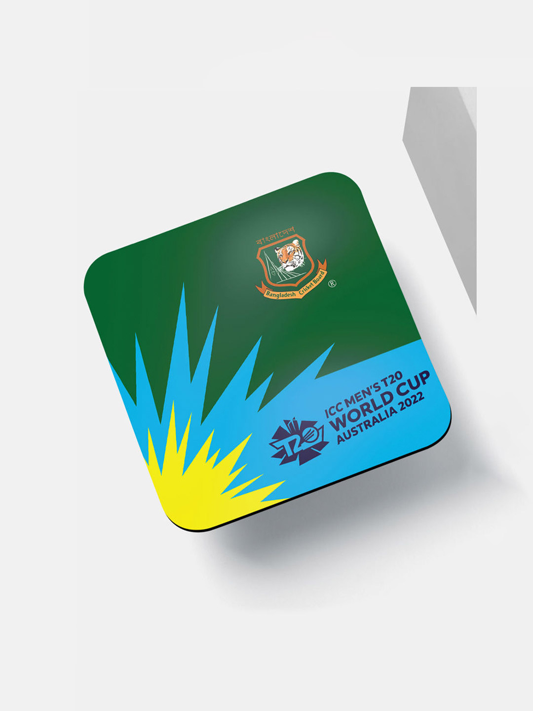 Bangladesh Team Bangladesh ICC T20 Square Coaster (1)