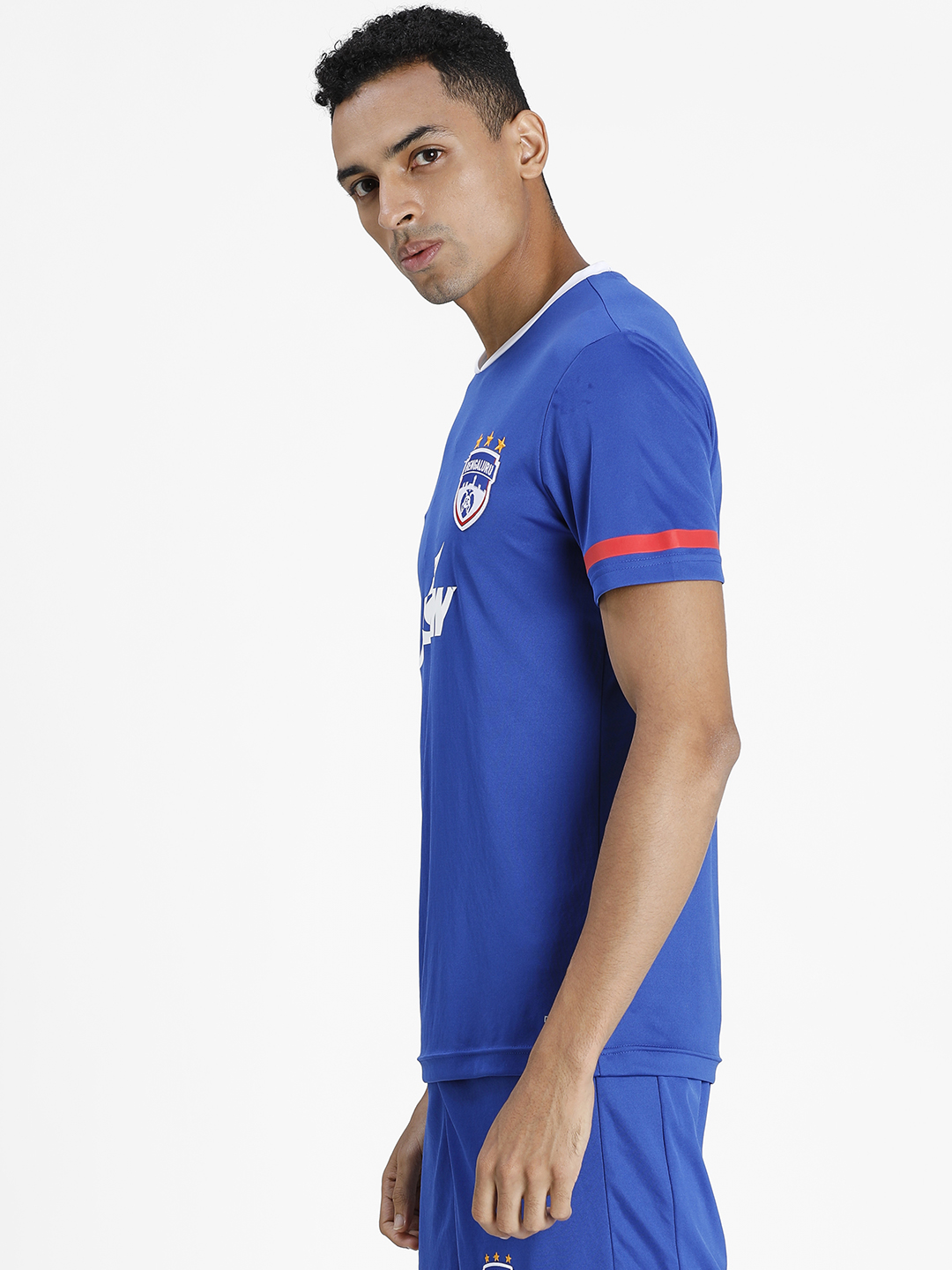 Bengaluru FC Men Blue Replica Home Slim Fit Polyester Jersey (2)