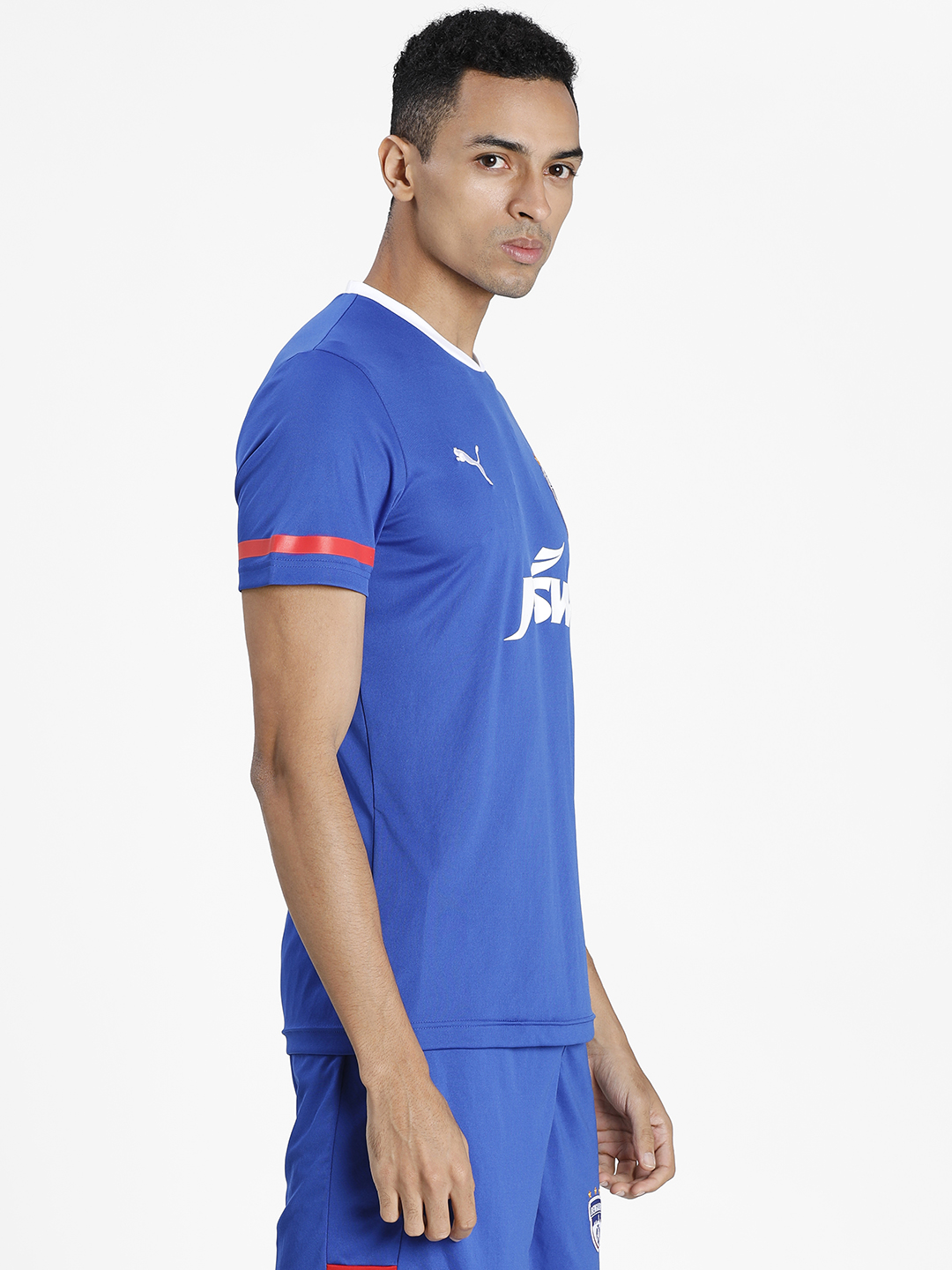 Bengaluru FC Men Blue Replica Home Slim Fit Polyester Jersey (3)