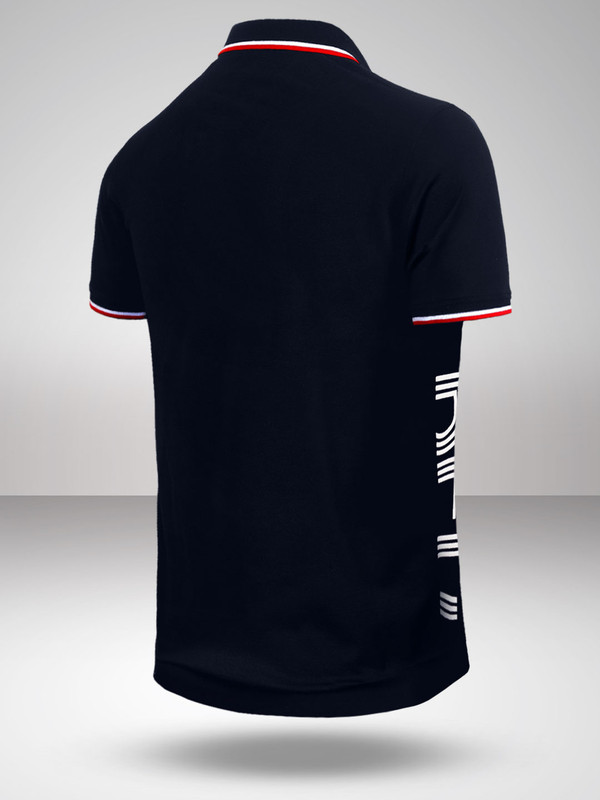 Bengaluru FC Men Navy Blue Solid Polo Collar Polos (2)