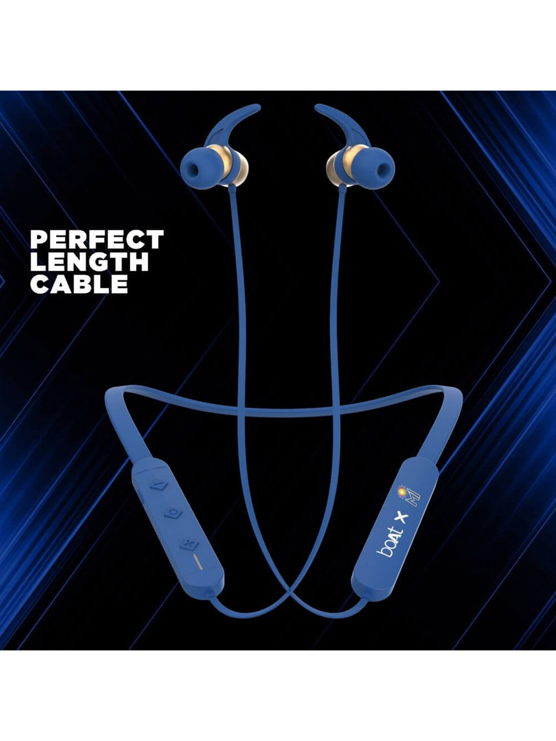 Boat Rockerz 255 In Ear Wireless Neckband(MI Blue) (2)