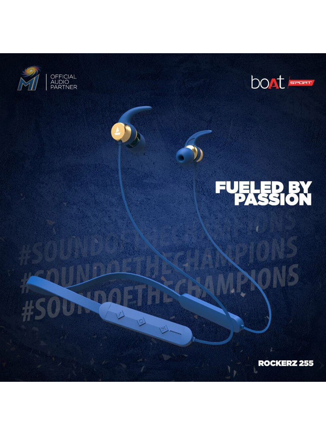 Boat Rockerz 255 In Ear Wireless Neckband(MI Blue) (1)