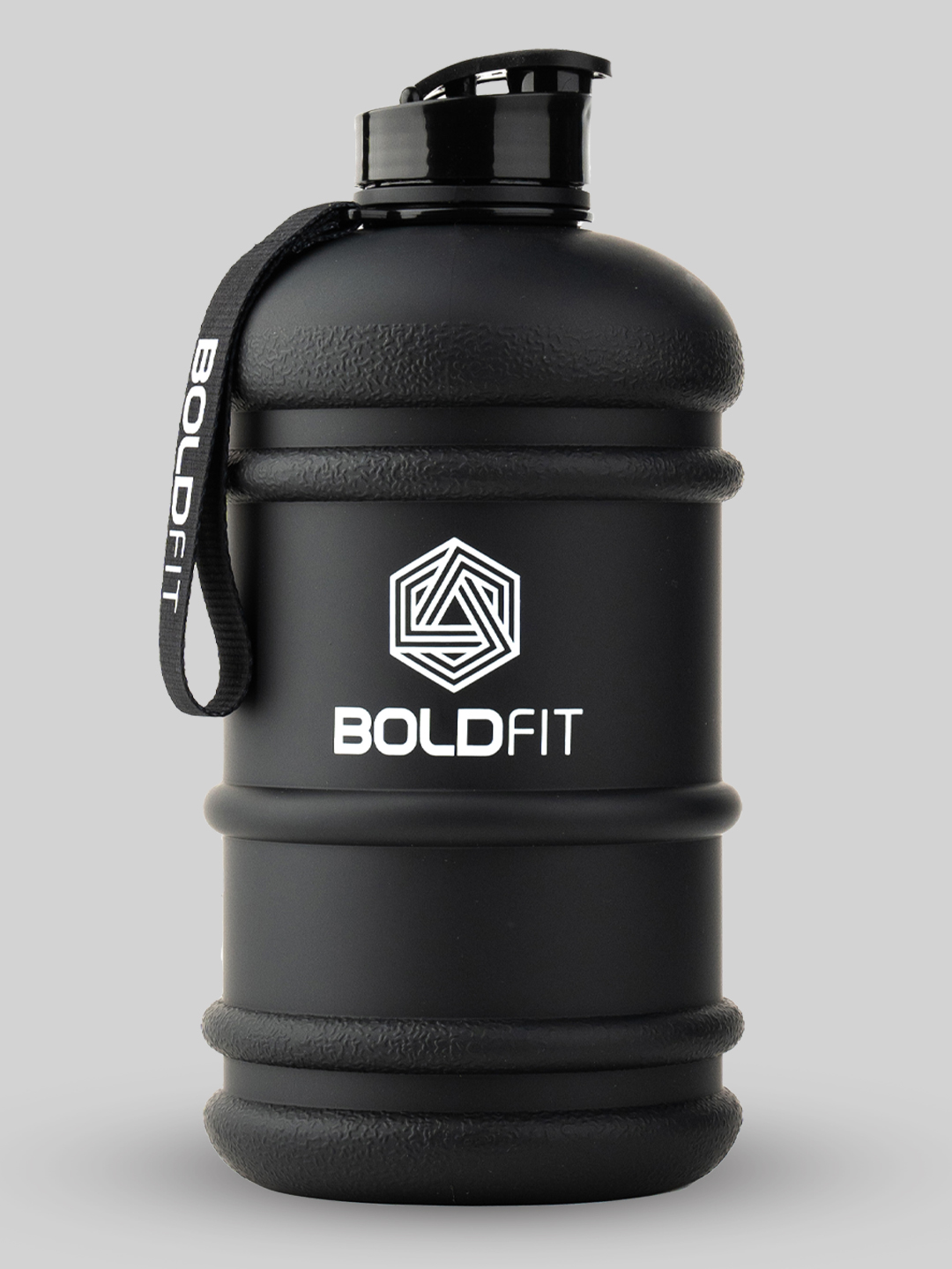 Boldfit Large Capacity Gallon Bottle 2.2 ltr - Gloss Black New (1)