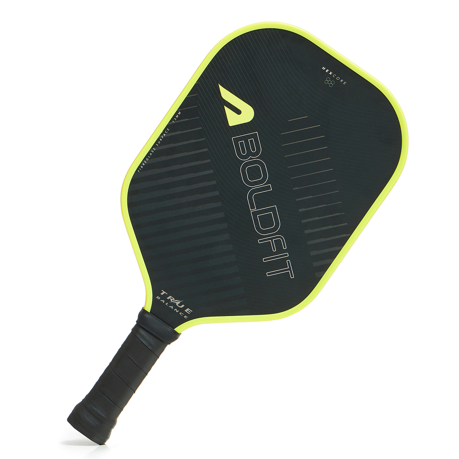 Boldfit Pickle Ball Paddle - Black - True Balance (Pack of 1)