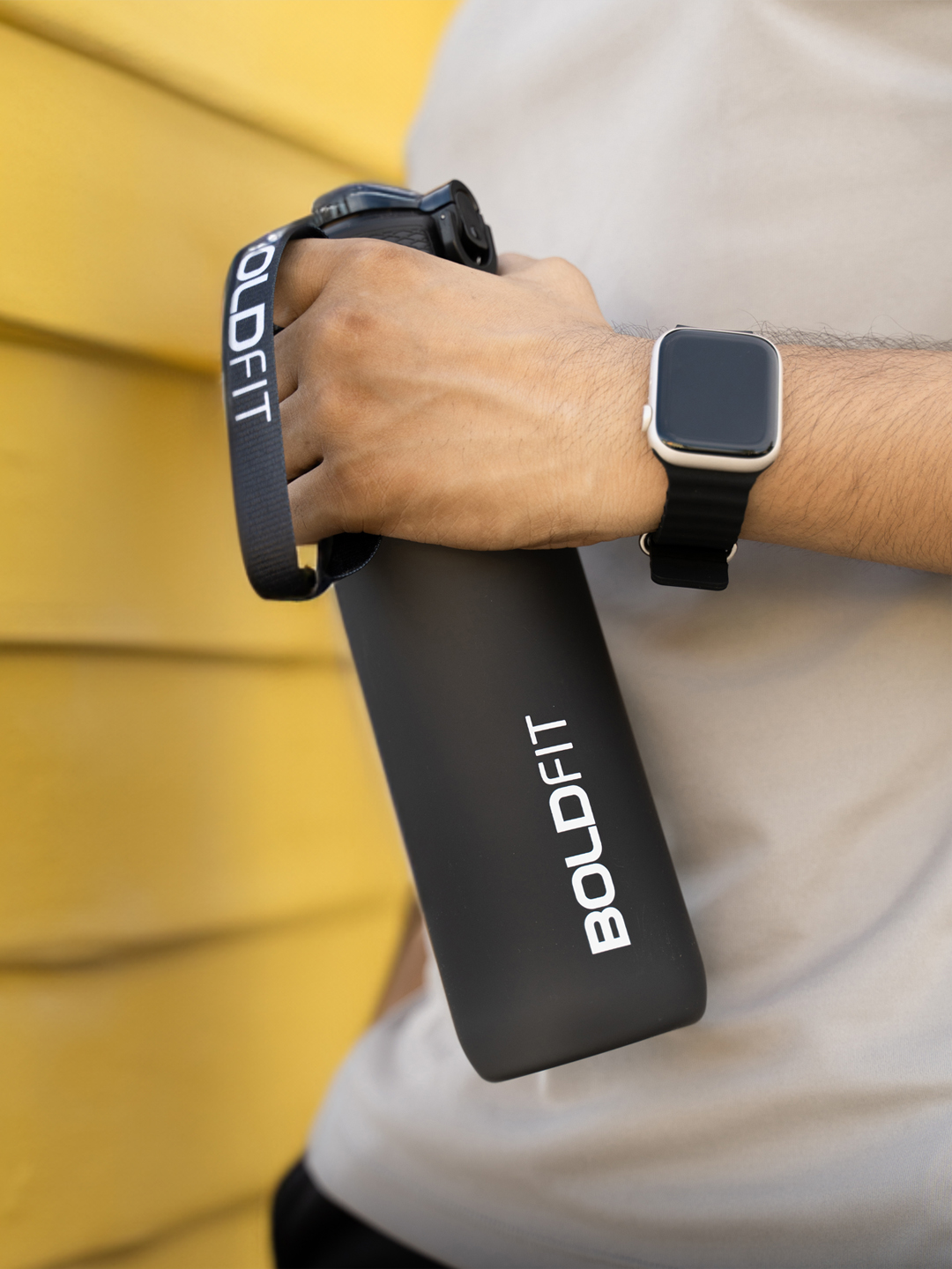 Boldfit Sipper Water Bottle Motivational 1L Black (5)