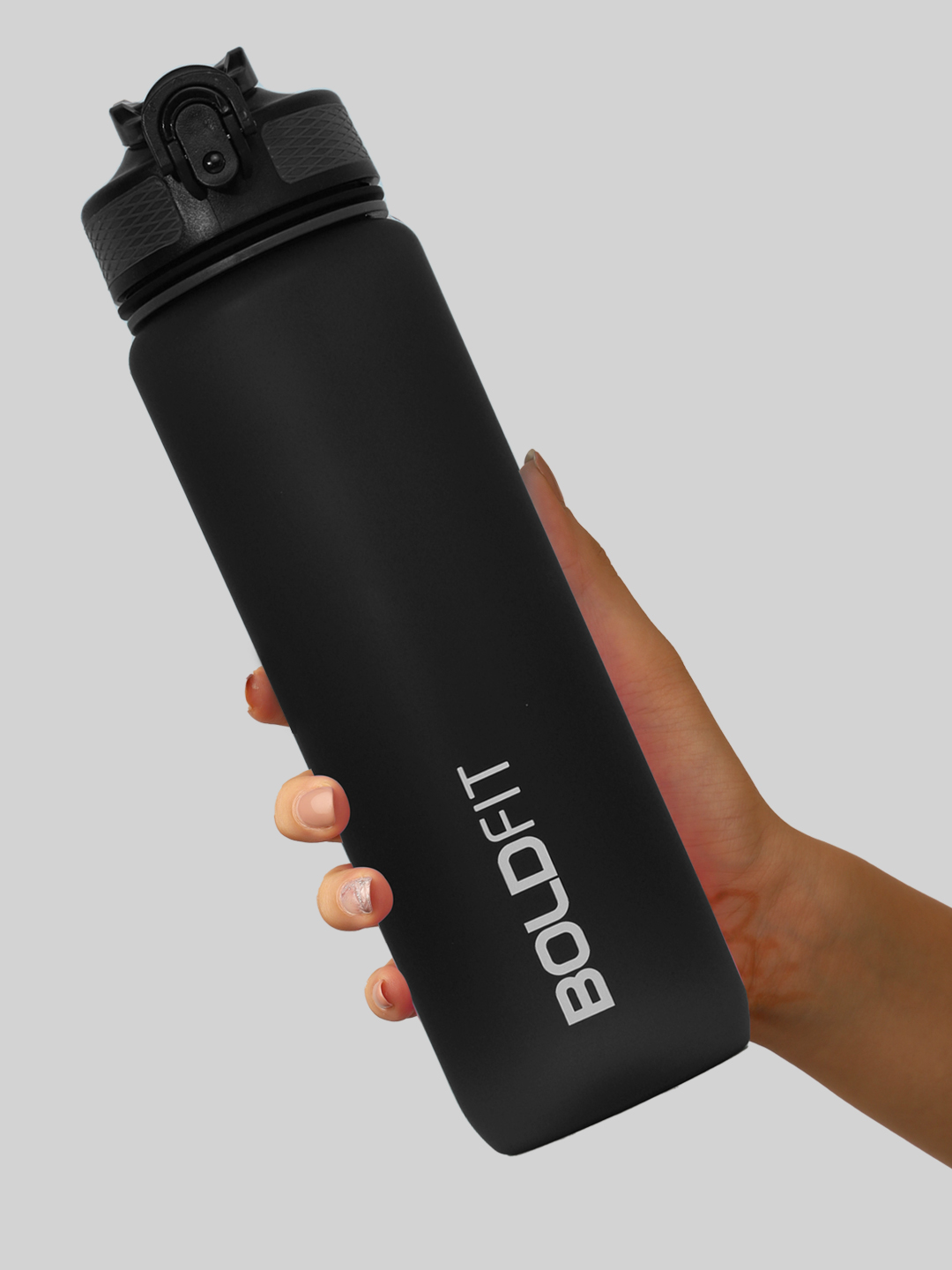 Boldfit Sipper Water Bottle Motivational 1L Black (3)
