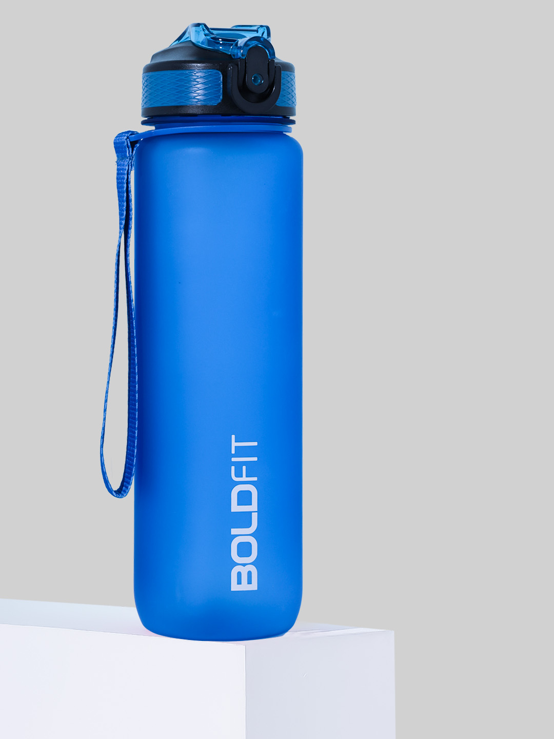 Boldfit Sipper Water Bottle Motivational 1L Blue (2)