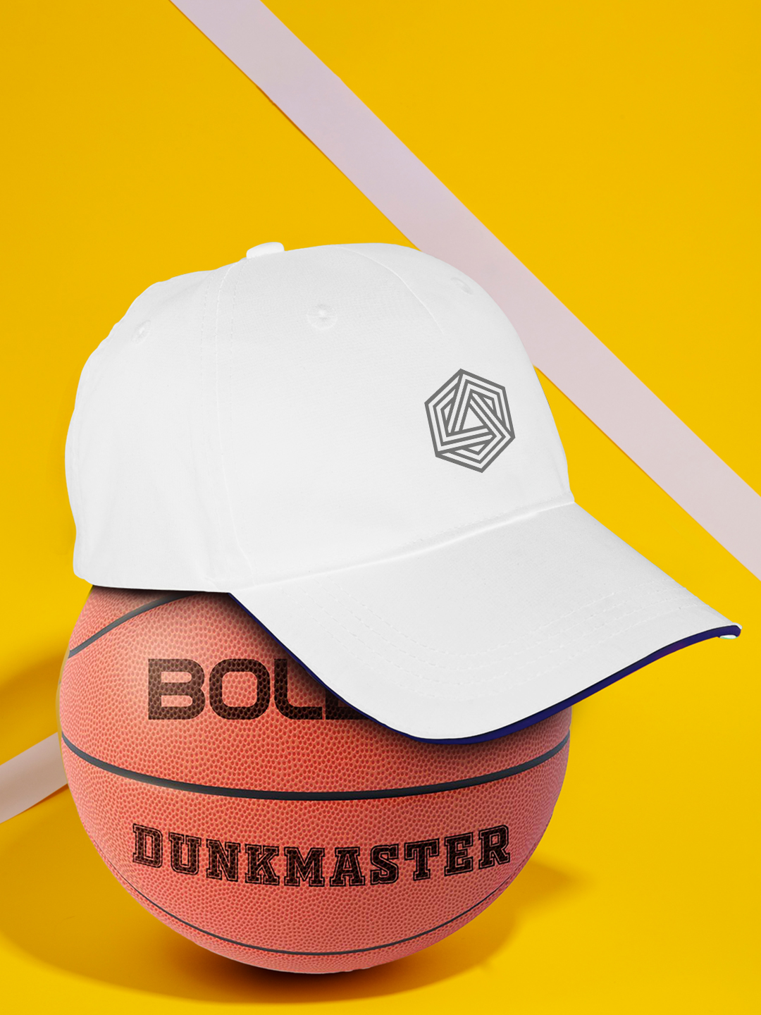 Boldfit White and Blue Printed Polycotton Sports Head Cap (4)