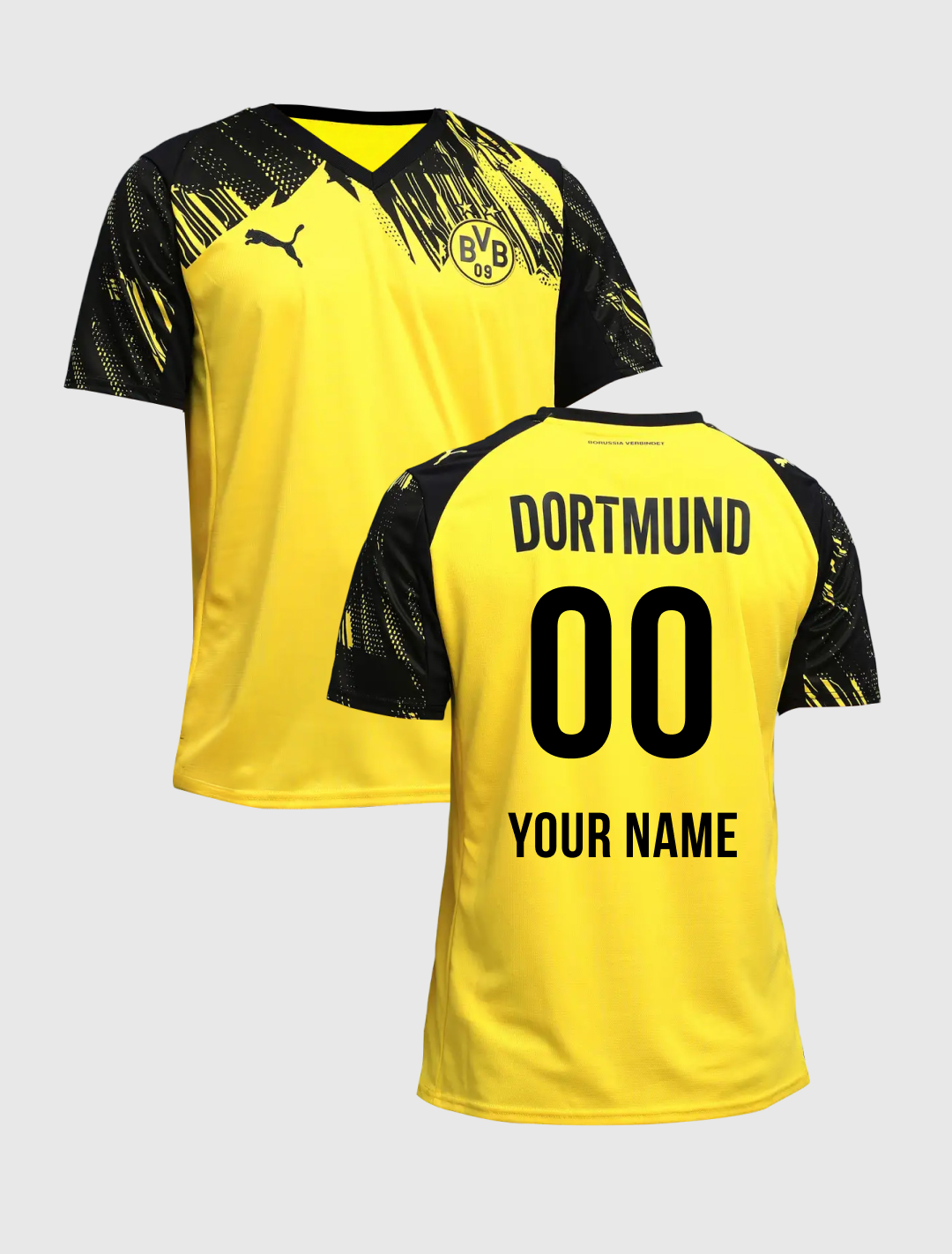Borussia Dortmund F.C. Official Home Replica Signature Jersey - Customised
