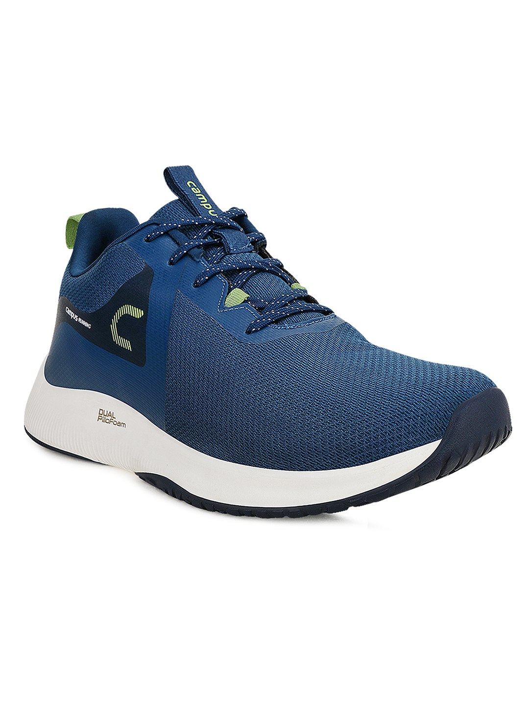 Campus Men Algeria Blue & Green Running Shoes (2)
