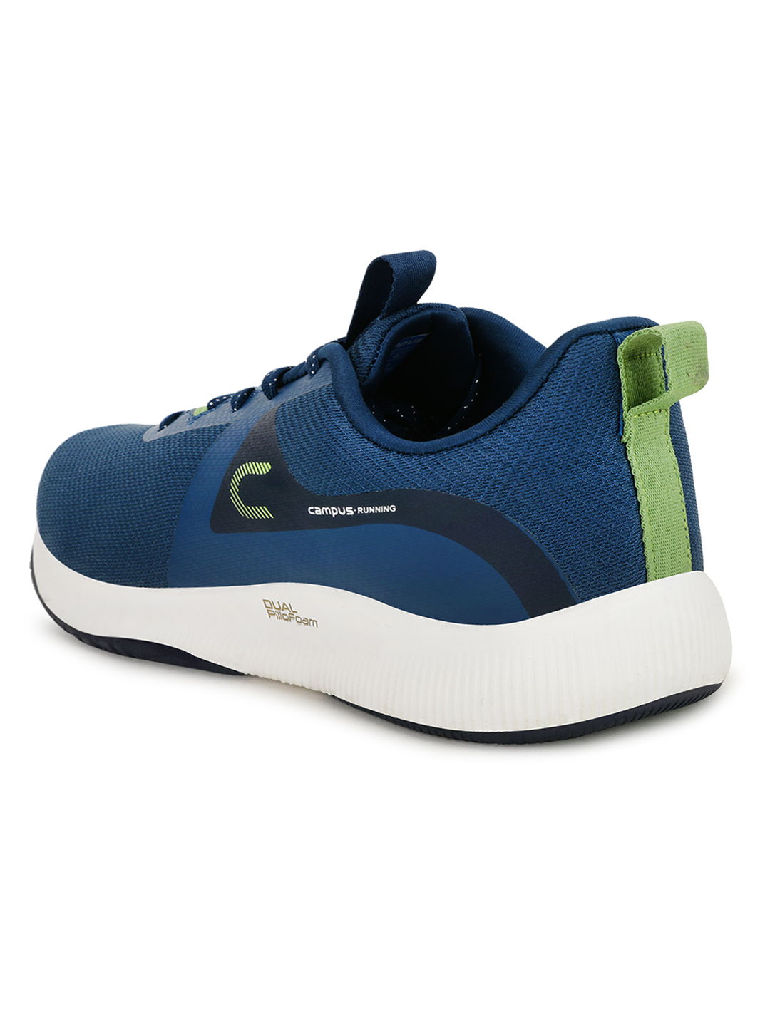 Campus Men Algeria Blue & Green Running Shoes (3)