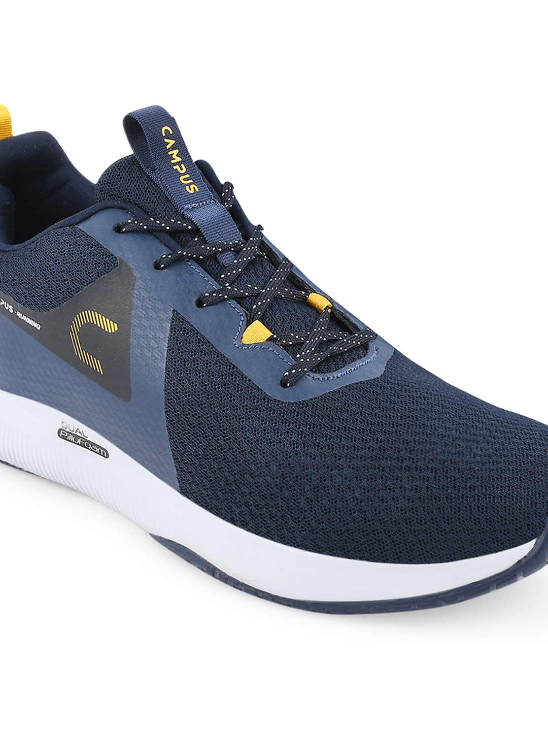 Campus Men Algeria Blue & Mustard Running Shoes (5)