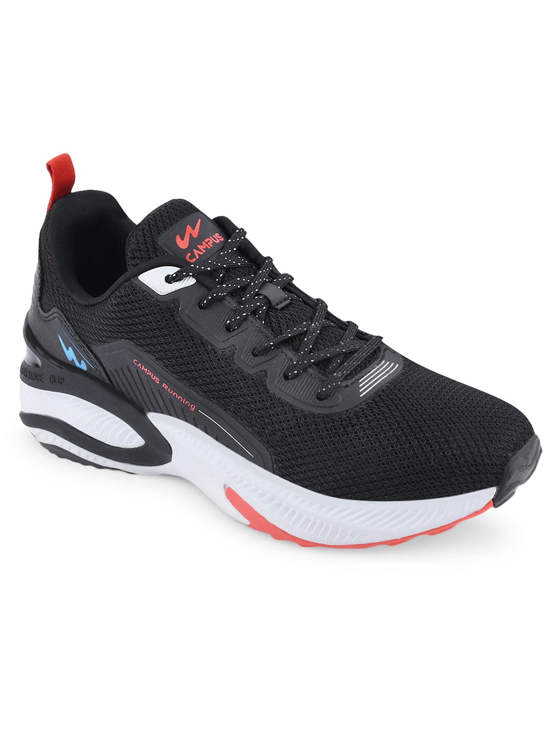Campus Men Black Camp-Hustun Running Shoes (2)
