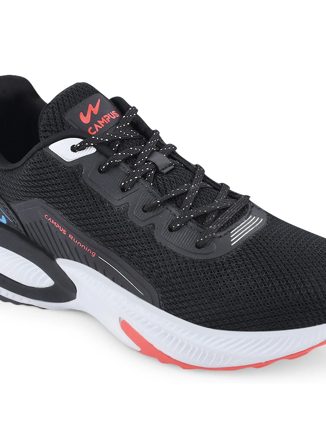 Campus Men Black Camp-Hustun Running Shoes (5)