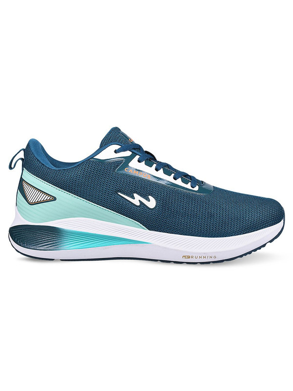 Campus Men Blue And Green Camp Kripto Running Sports Shoes (1)