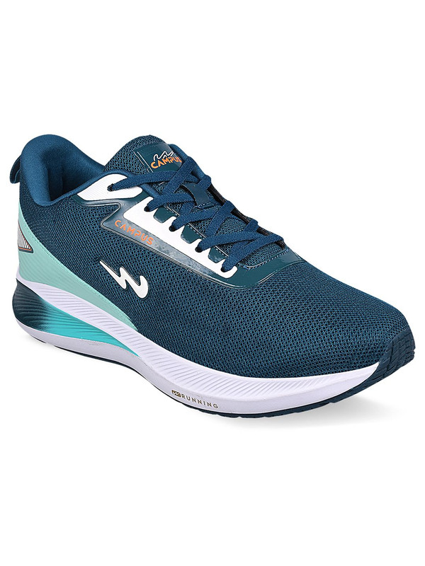 Campus Men Blue And Green Camp Kripto Running Sports Shoes (2)