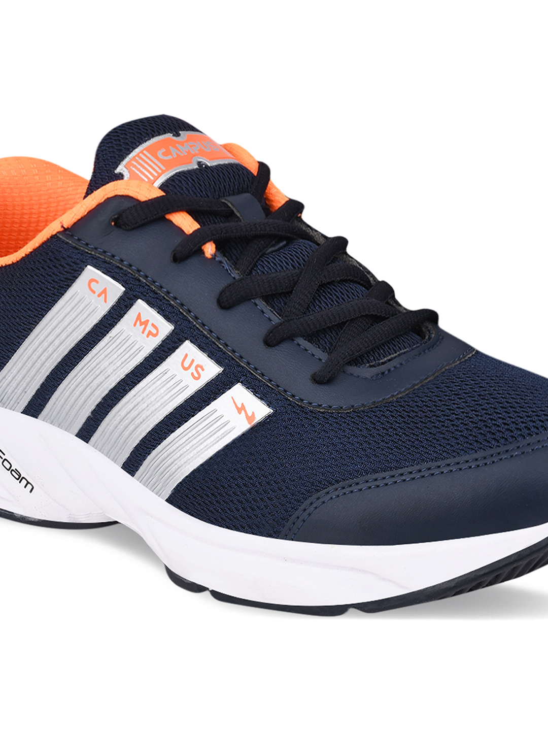 Campus Men Bull Pro Navy Blue & Orange Running Shoes (5)