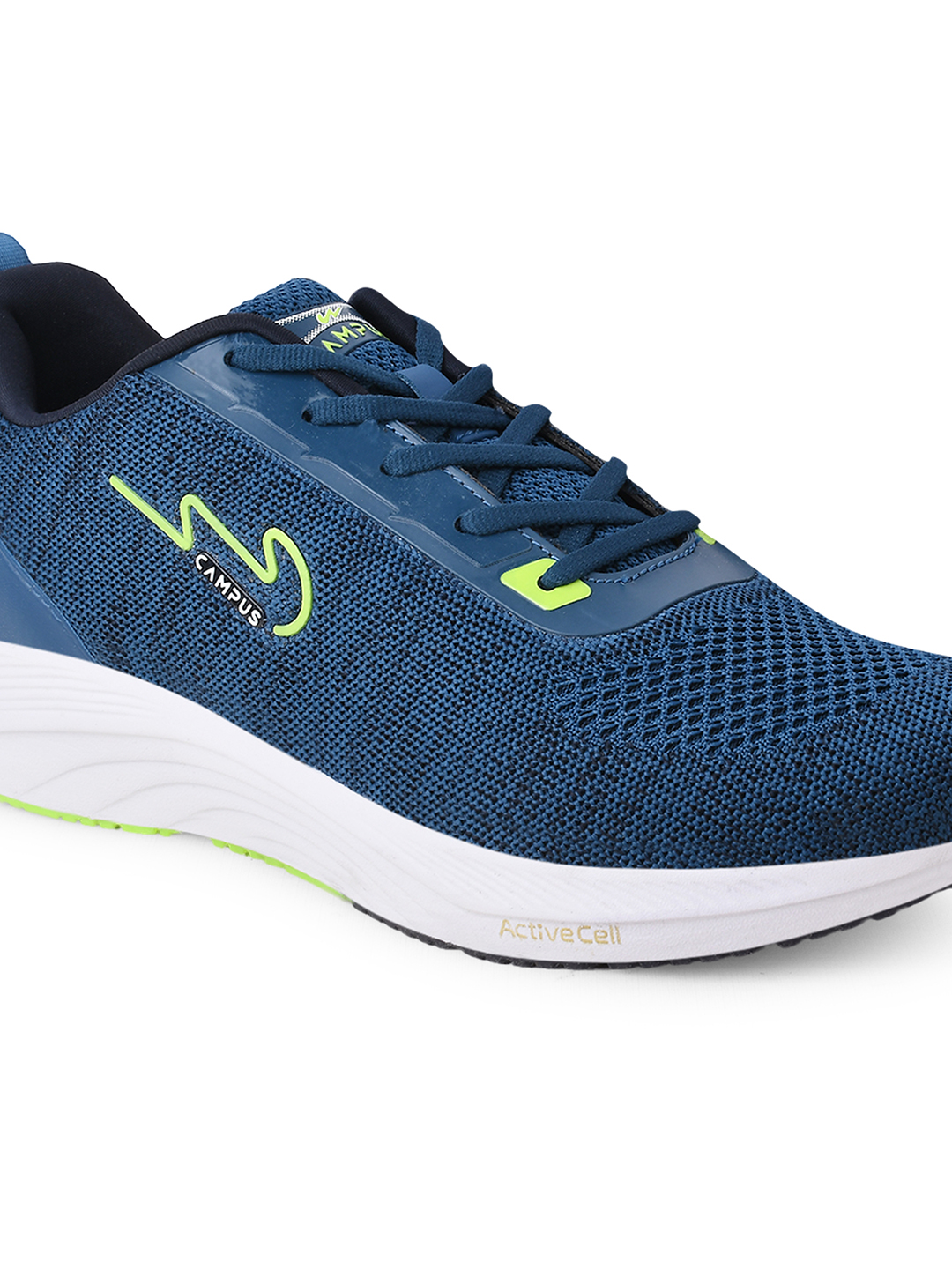 Campus Men Camp Zane Blue & Green Running Shoes (6)