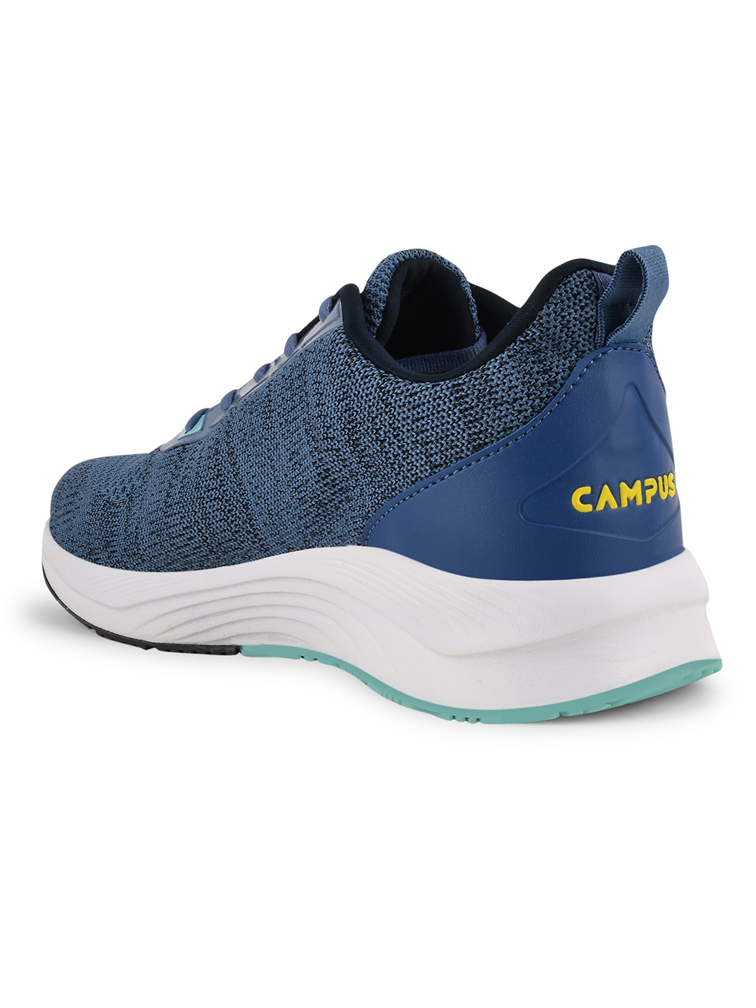 Campus Men Camp Zane Blue & Yellow Running Shoes (4)