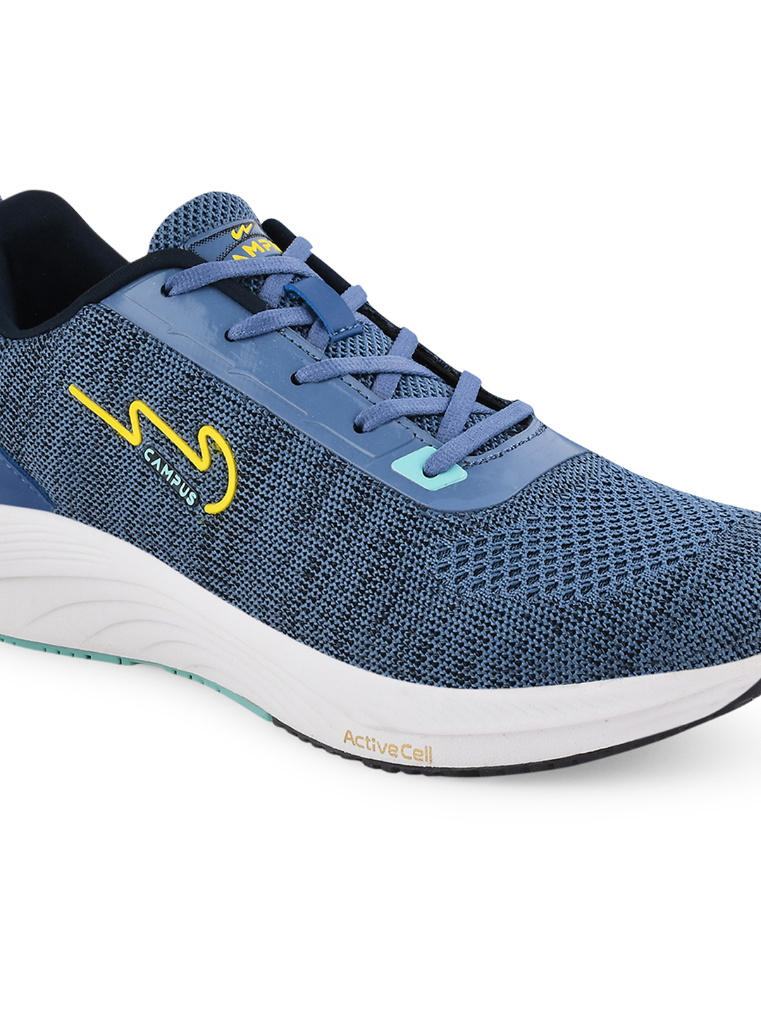 Campus Men Camp Zane Blue & Yellow Running Shoes (6)