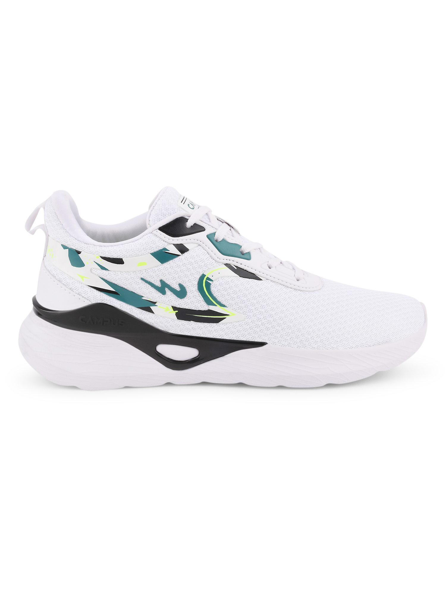 Campus Men Camp Zone White & Blue Running Shoes (2)