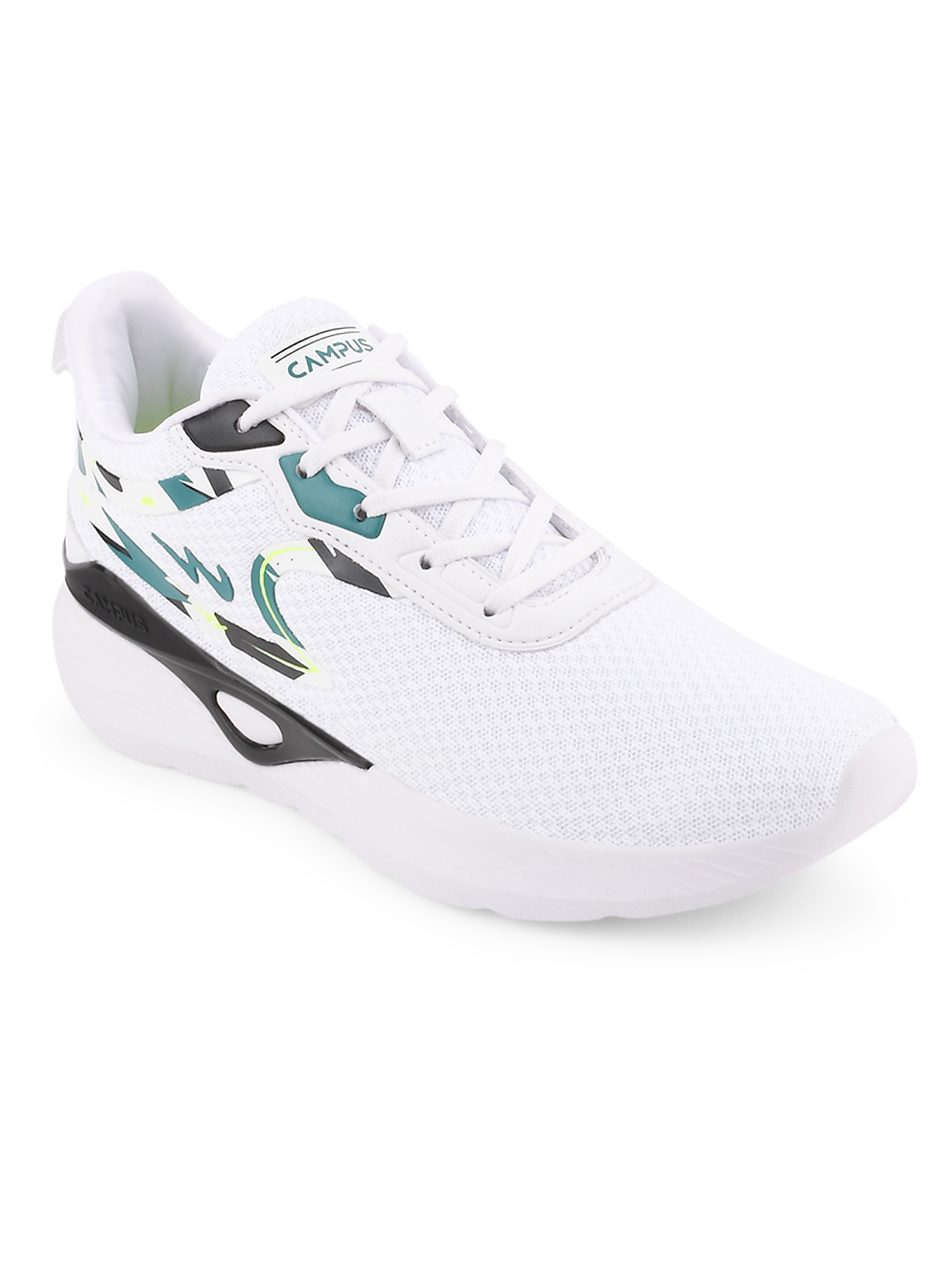 Campus Men Camp Zone White & Blue Running Shoes (3)