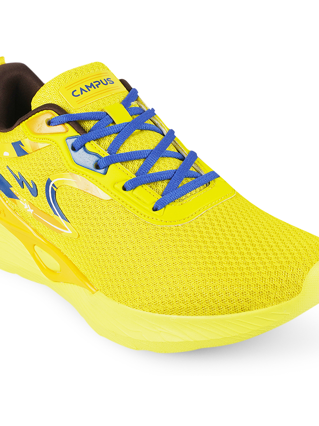 Campus Men Camp Zone Yellow & Blue Running Shoes (6)