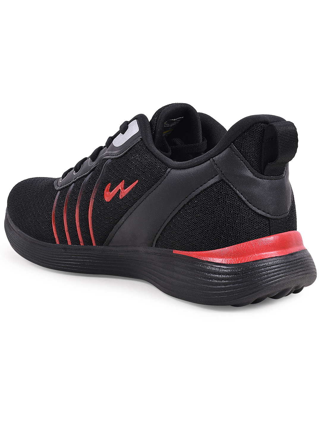 Campus Men Camp-Oliver Black & Red Running Shoes (3)