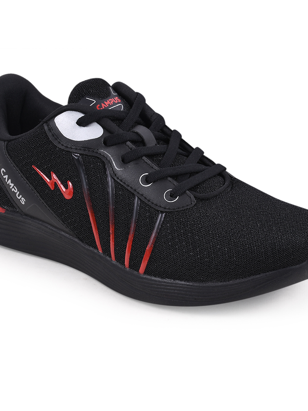 Campus Men Camp-Oliver Black & Red Running Shoes (5)