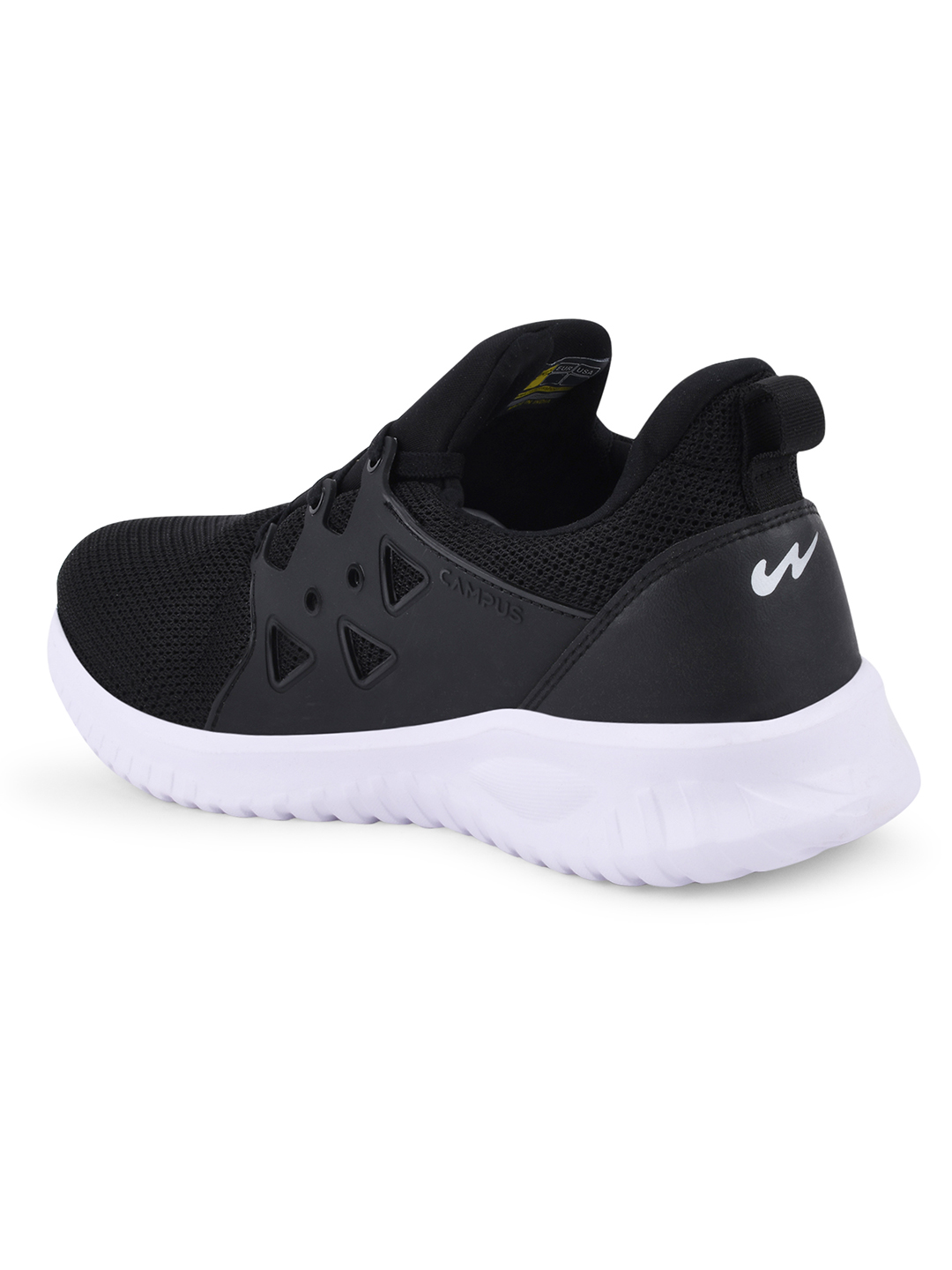 Campus Men Camp-Proto Black & Silver Running Shoes (3)