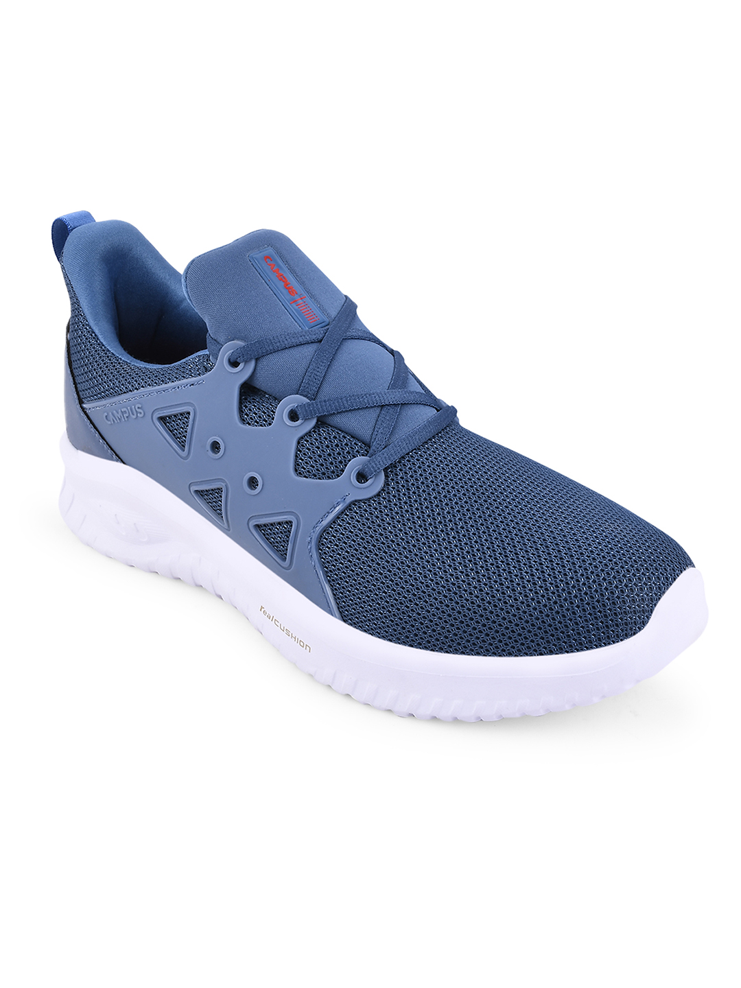 Campus Men Camp-Proto Grey & Red Running Shoes (2)
