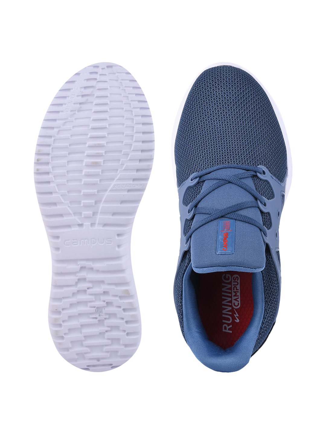 Campus Men Camp-Proto Grey & Red Running Shoes (4)