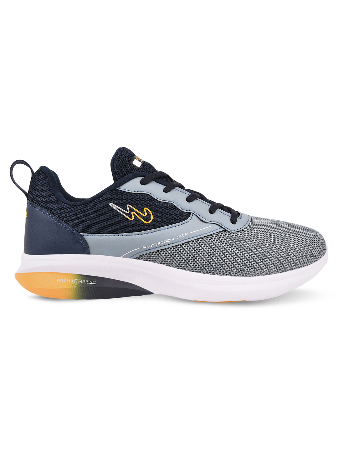 Men Camp-Relish Grey & Navy Blue Running Shoes