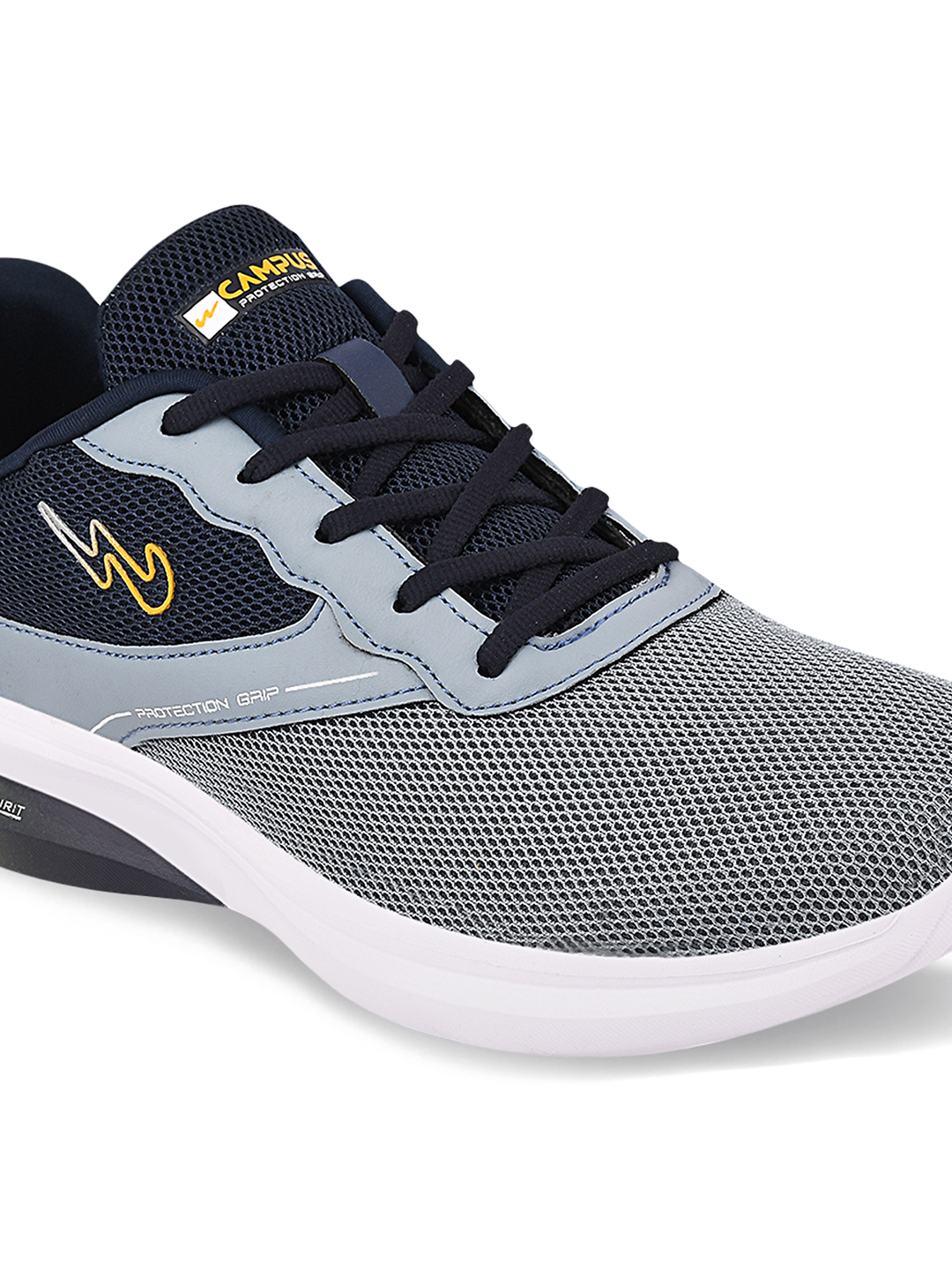 Campus Men Camp-Relish Grey & Navy Blue Running Shoes (5)
