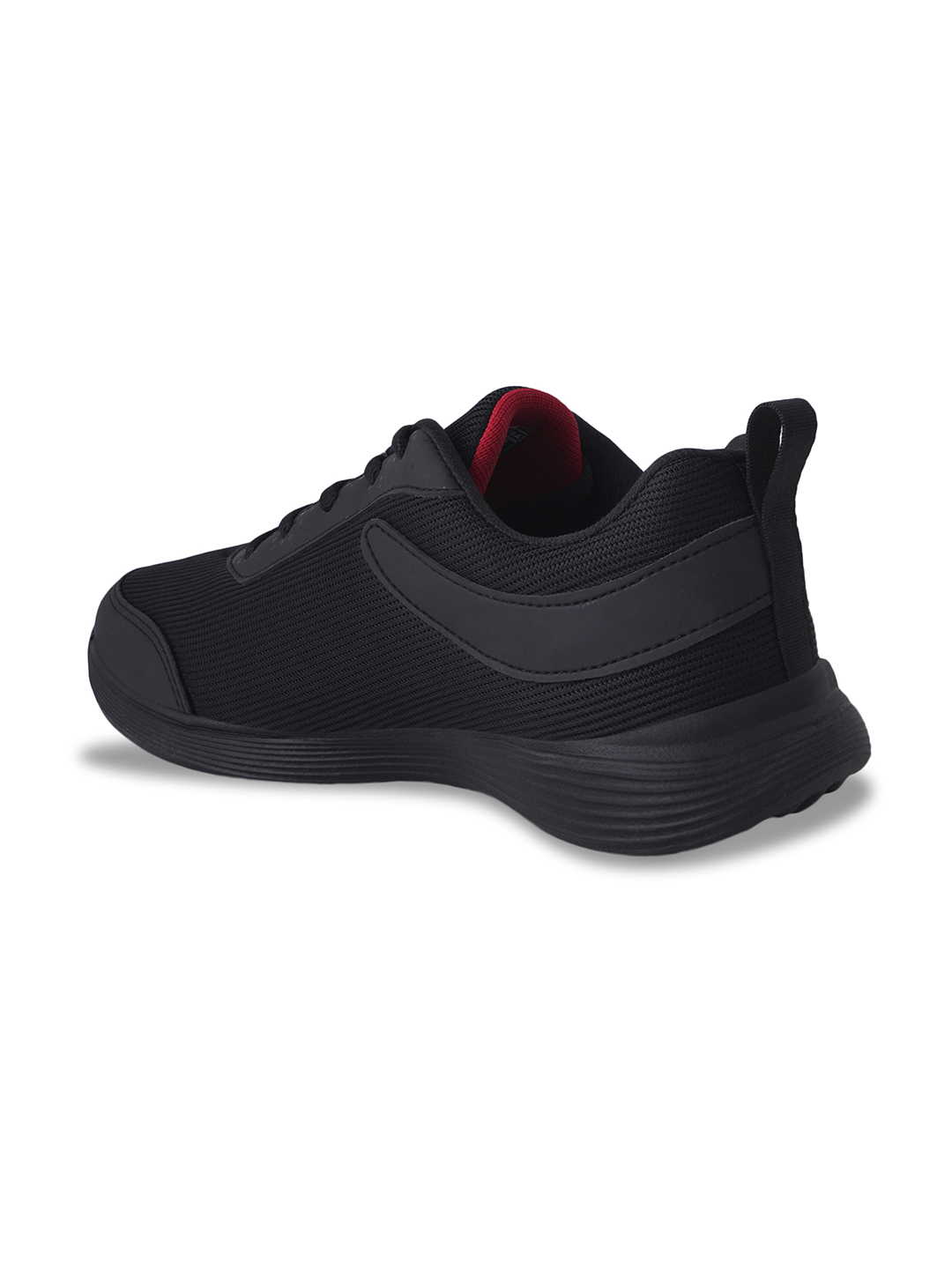 Campus Men CATO Black & Red Running Shoes  (2)