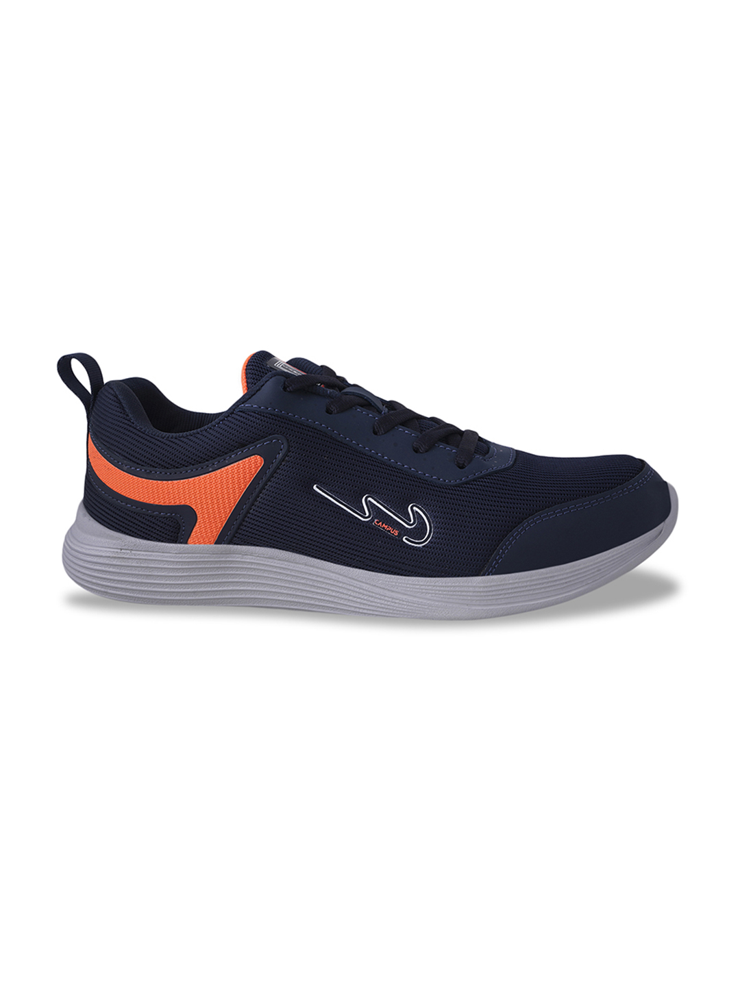 Campus Men CATO Navy Blue & Orange Running Shoes  (1)