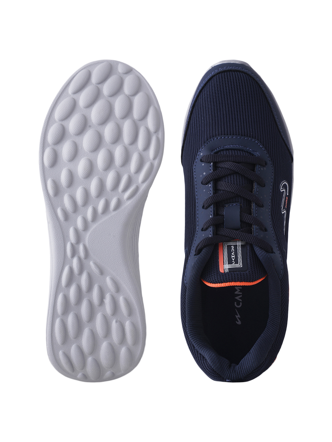 Campus Men CATO Navy Blue & Orange Running Shoes  (3)