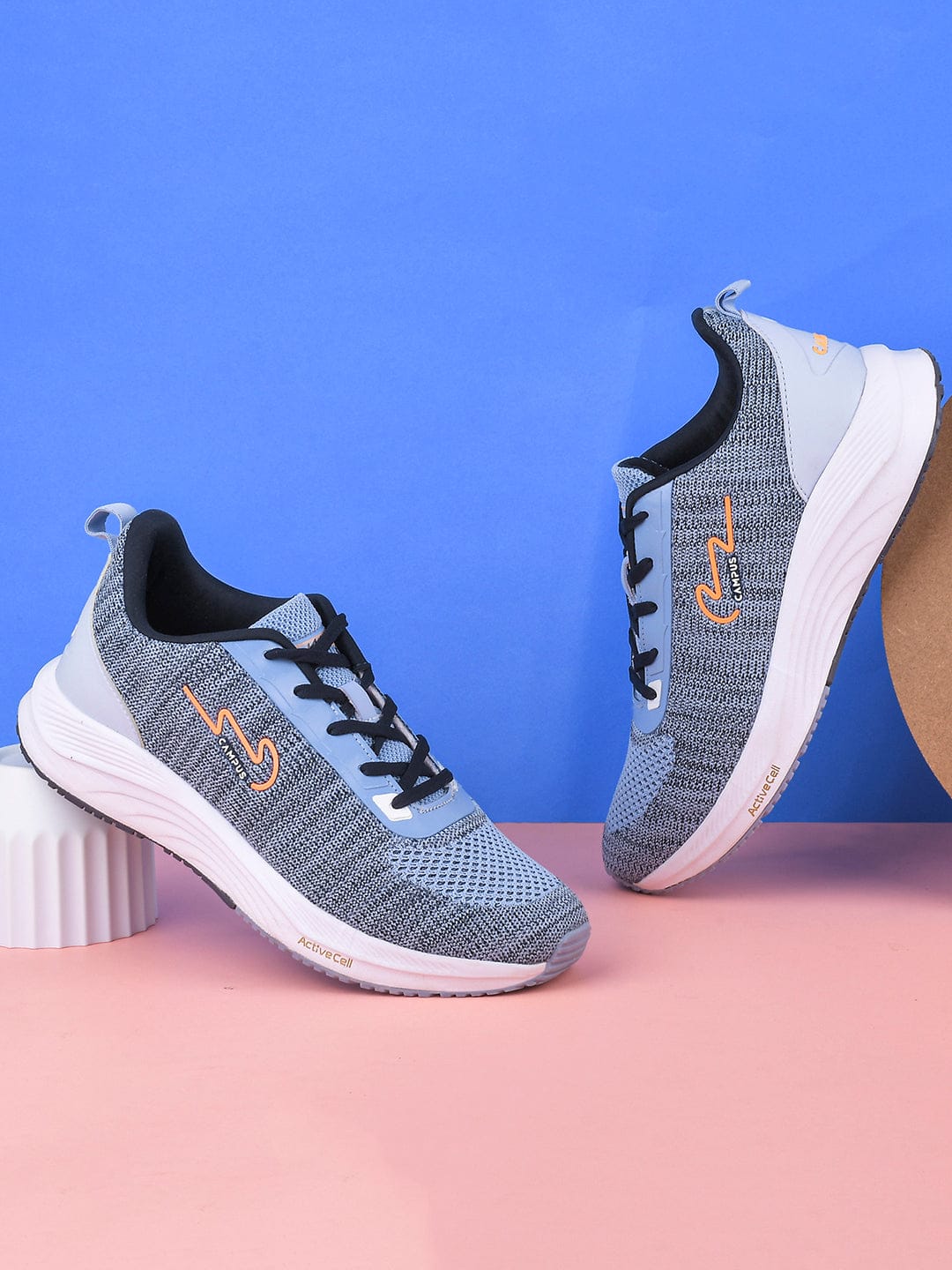 Campus Men Grey Camp Zane Running Shoes (1)