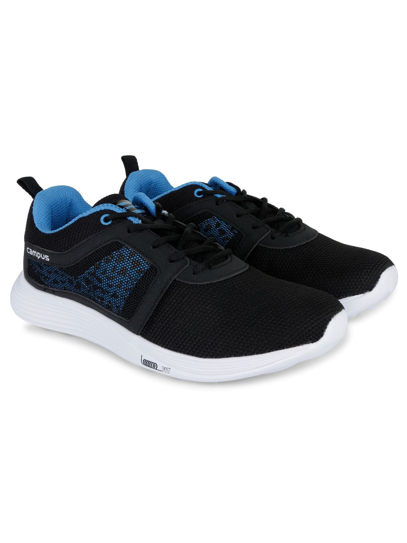 Campus Men Ignite Pro Black & Blue Running Shoes (3)
