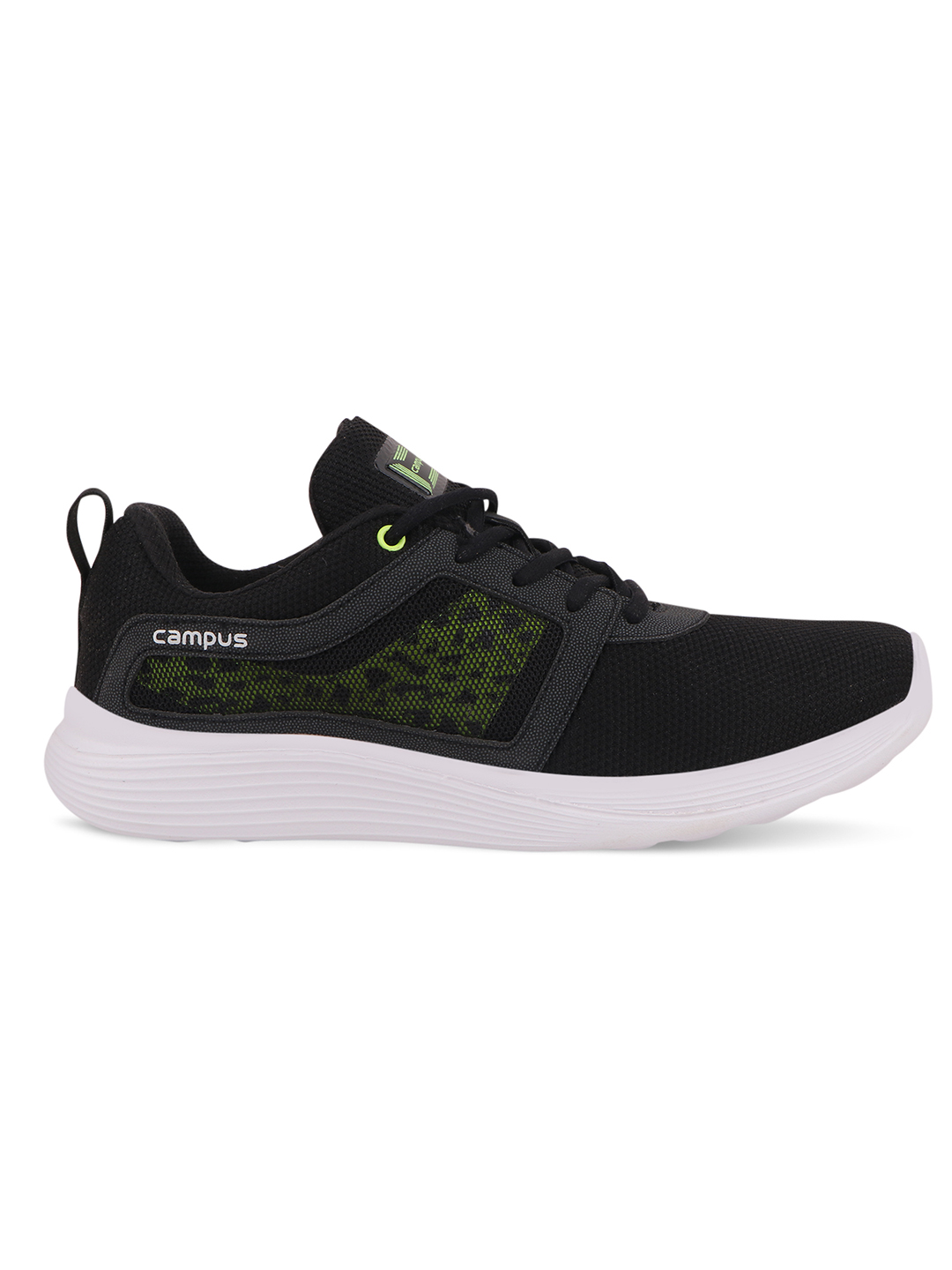 Men Ignite Pro Black & Green Running Shoes