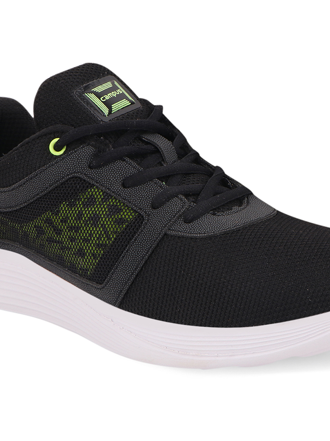 Campus Men Ignite Pro Black & Green Running Shoes (6)