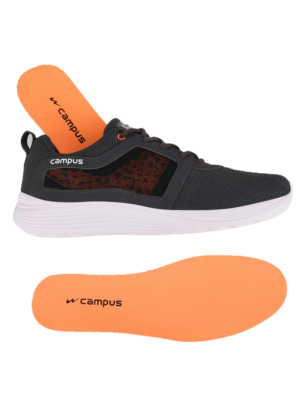 Campus Men Ignite Pro Grey & Red Running Shoes (5)