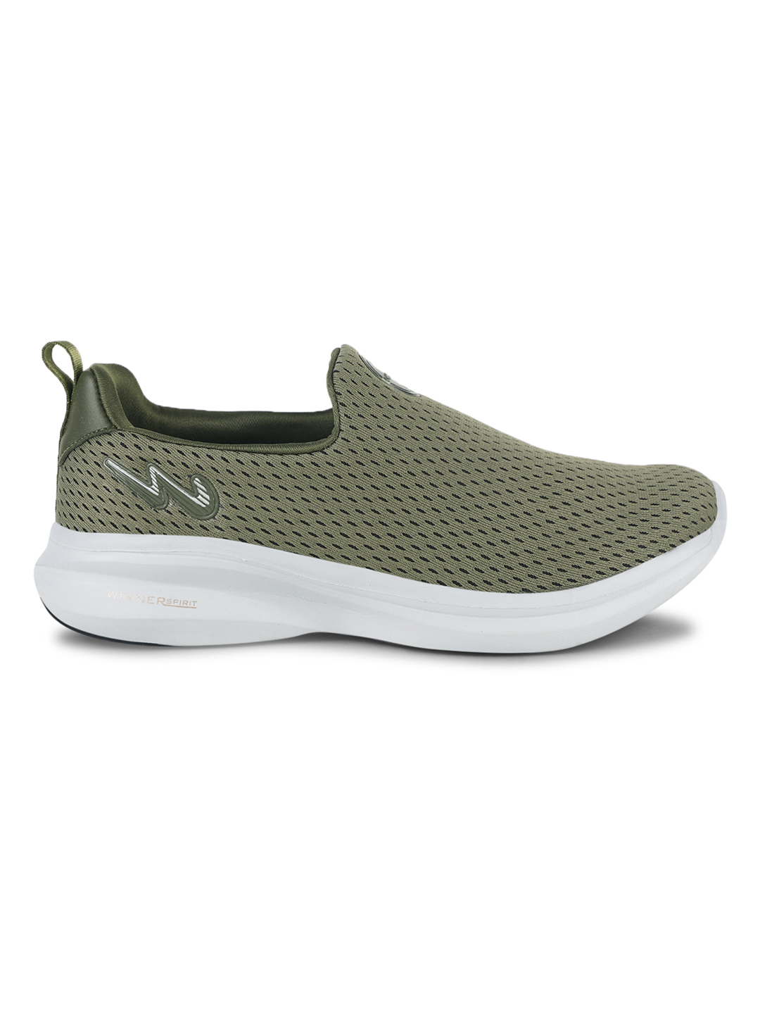 Men KELEN Olive Running Shoes 