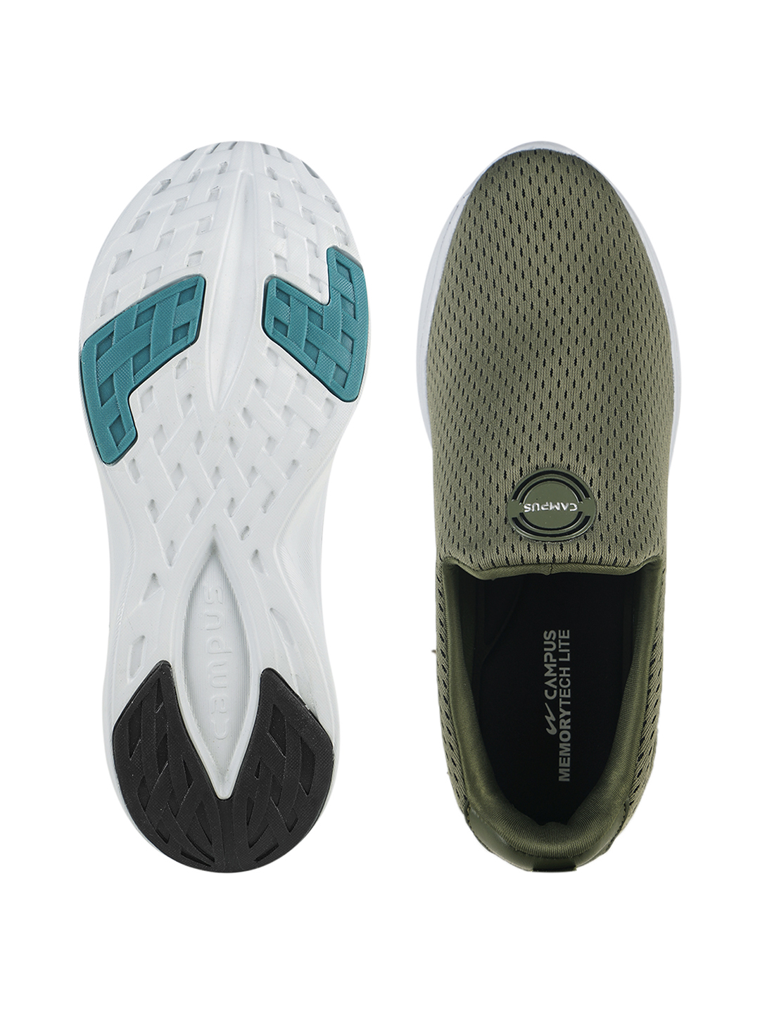 Campus Men KELEN Olive Running Shoes  (3)