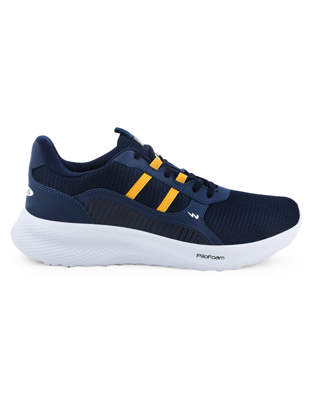 Campus Men Lake Blue & Mustard Running Shoes (1)