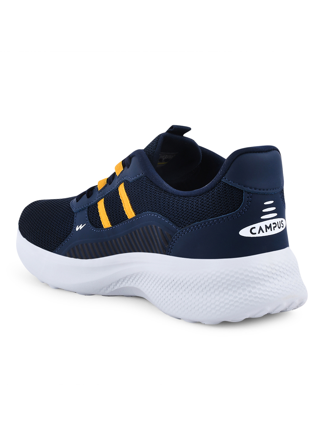 Campus Men Lake Blue & Mustard Running Shoes (3)