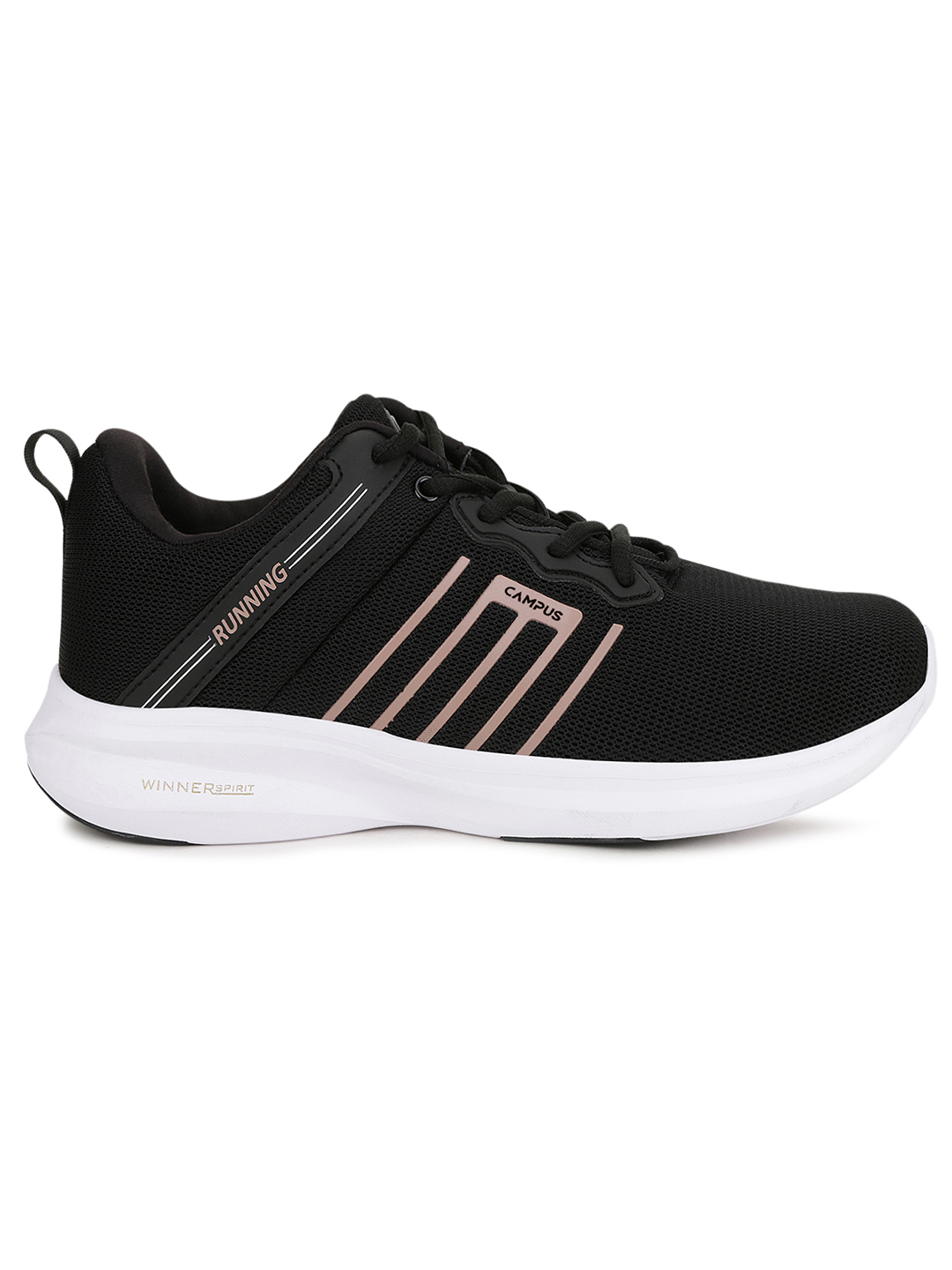 Campus Men Meteor Black & Copper Running Shoes (1)