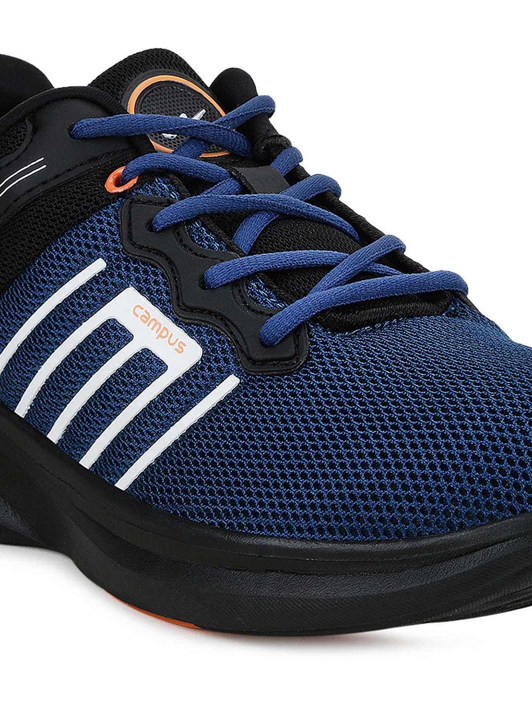 Campus Men Meteor Black & Navy Blue Running Shoes (5)