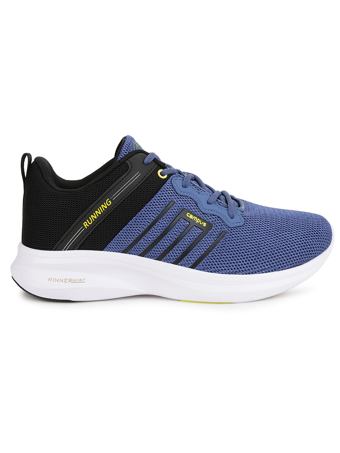 Men Meteor Grey & Black Running Shoes